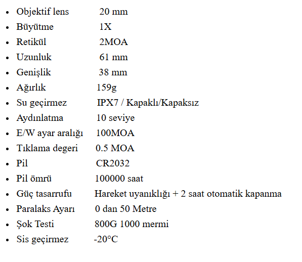 Derya Tüfeklerde kullanabilirsiniz 